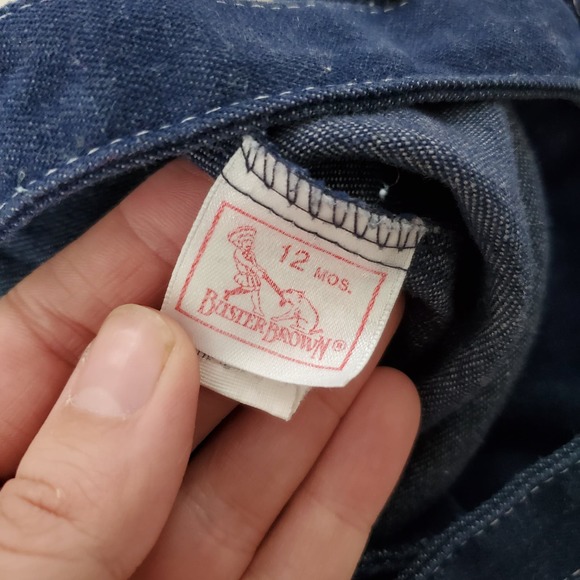 Vintage Midnight Chambray Bubble Romper 12 months - Picture 5 of 8